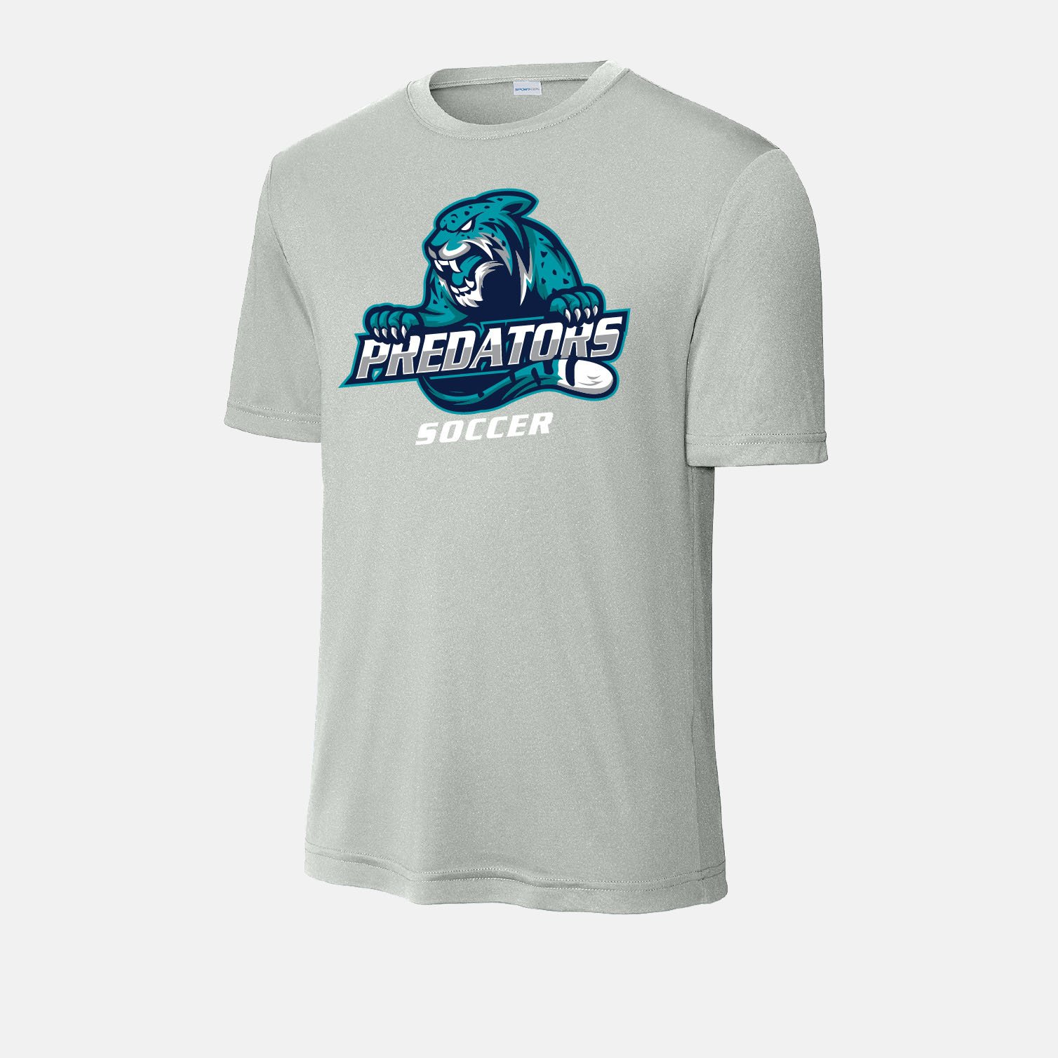 Predators Soccer Dri-Fit Shirt | View: Front | Color: Silver