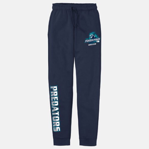 Predators Soccer Fleece Sweatpants | View: Front | Color: Navy