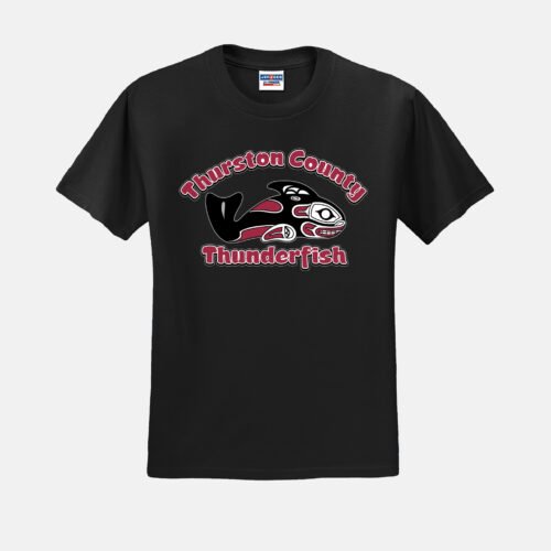 Thurston County Thunderfish Shirt | View: Front | Color: Black