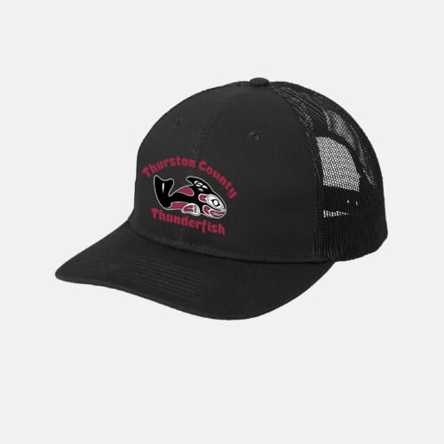 Thurston County Thunderfish Snapback Hat | View: Front | Color: Black