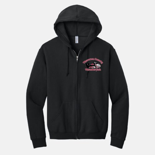 Thurston County Thunderfish Full-Zip Hoodie | View: Front | Color: Black