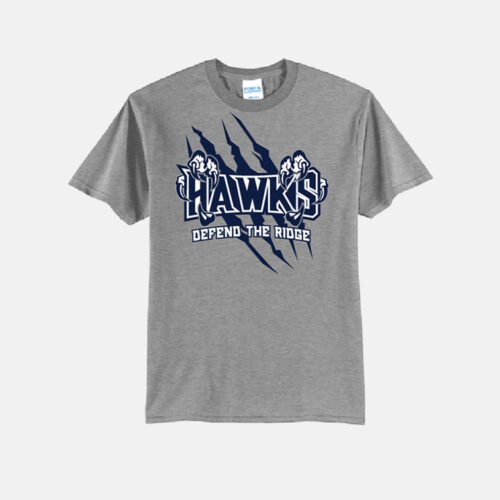 River Ridge Defend The Ridge w/Claws Shirt | View: Front | Color: Heather Gray