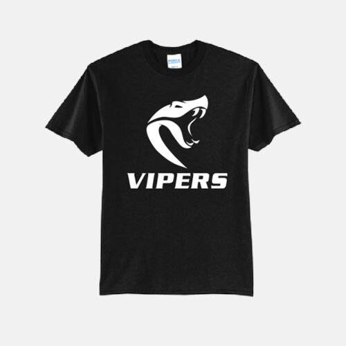 Vipers Soccer Shirt | View: Front | Color: Black