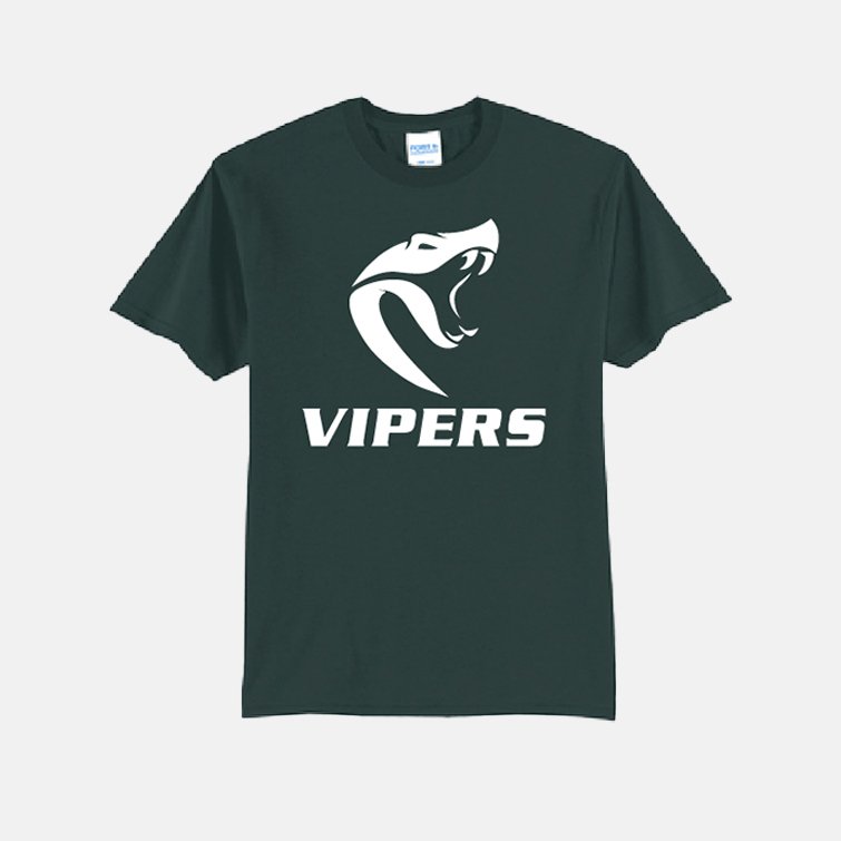Vipers Soccer Shirt | View: Front | Color: Forest Green