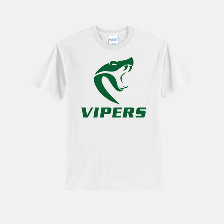 Vipers Soccer Shirt | View: Front | Color: White