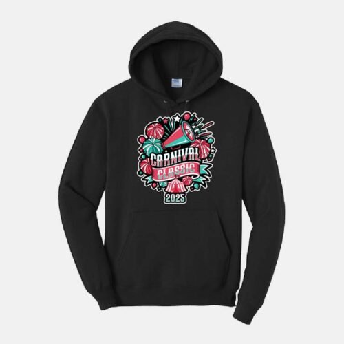 Carnival Classic 2025 Hoodie | View: Front | Color: Black
