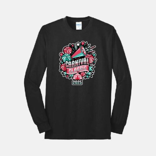 Carnival Classic 2025 Long Sleeve Shirt | View: Front | Color: Black