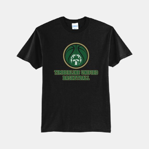 Timberline Unified Basketball Shirt | View: Front | Color: Black