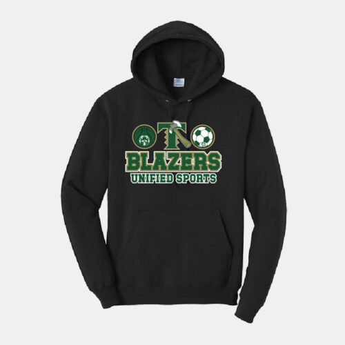 Timberline Unified Sports Hoodie | View: Front | Color: Black