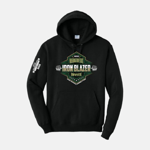 Iron Blazer Invite 2026 Hoodie | View: Front | Color: Black