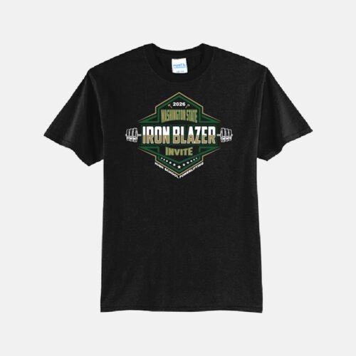 Iron Blazer Invite 2026 Shirt | View: Front | Color: Black