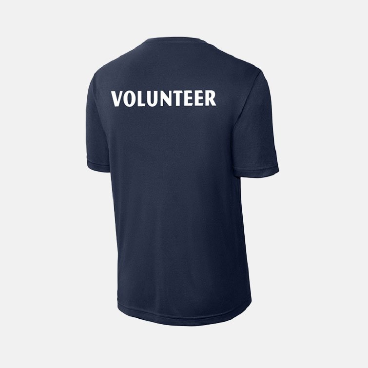 3rd String Volunteer Dri-Fit Shirt | View: Back | Color: Navy