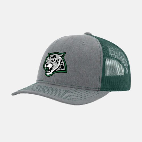 Emerald Ridge High School Cheer Richardson Snap Back Hat | View: Side | Color: Heather Grey
