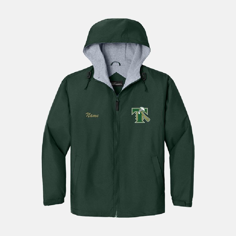 TCYFL Blazers Cheer Team Jacket | View: Front | Color: Forest Green