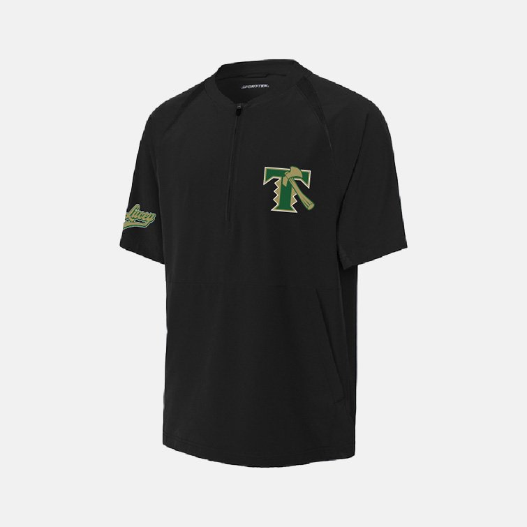 TCYFL Blazers Coach 1/2 Zip Repeat Jacket | View: Front | Color: Black
