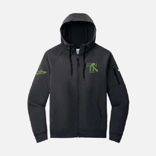 TCYFL Blazers Coach Nike Full Zip Hoodie | View: Front | Color: Black