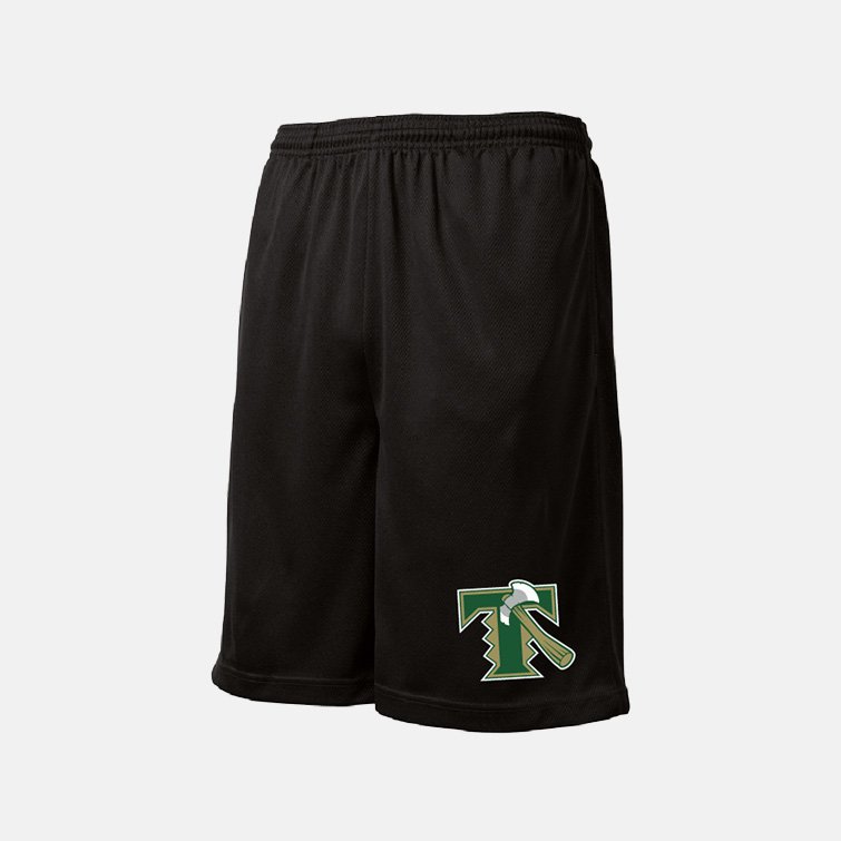 TCYFL Blazers Coach Shorts | View: Front | Color: Black