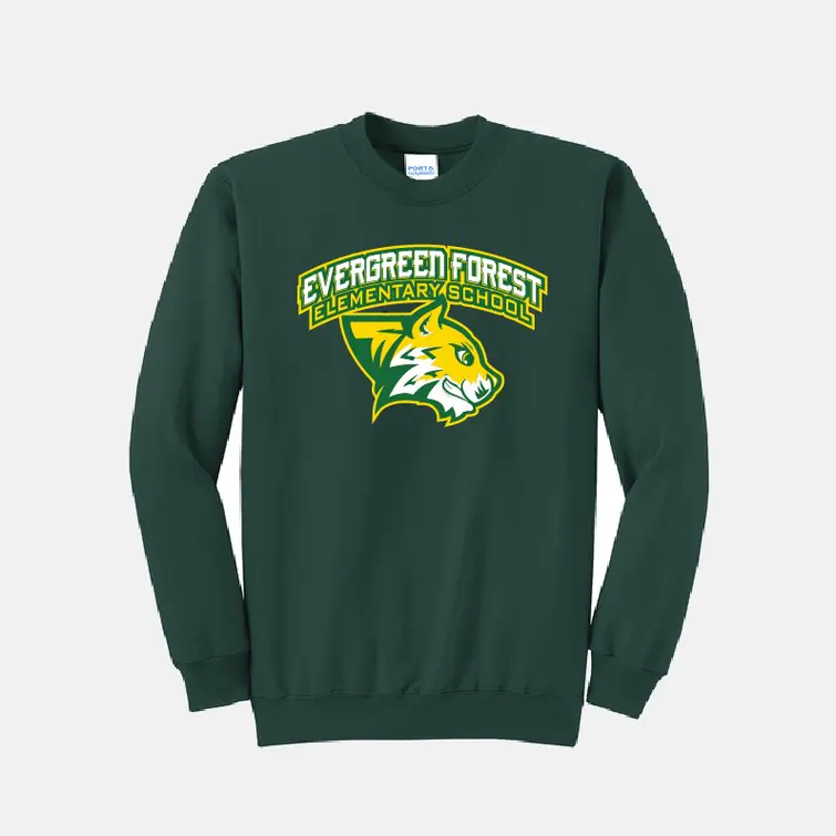 Evergreen Forest Elementary Crew Sweatshirt - Image 2