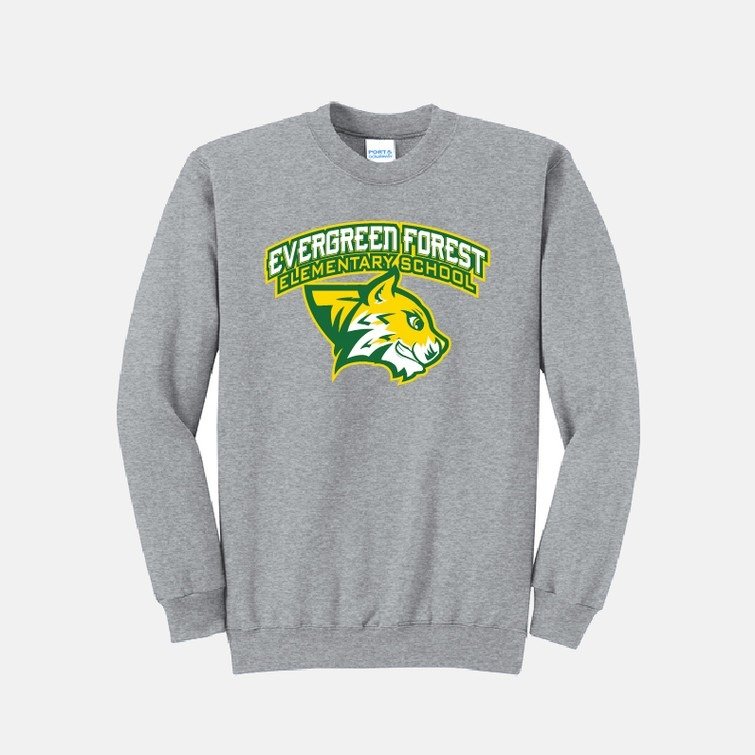 Evergreen Forest Elementary Crew Sweatshirt - Image 3