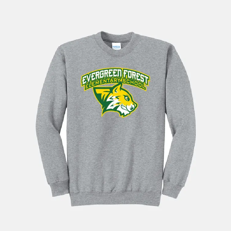 Evergreen Forest Elementary Crew Sweatshirt - Image 3
