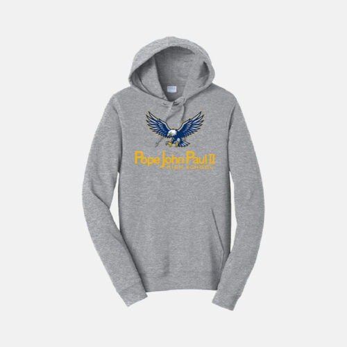 Pope John Paul II High School Hoodie | View: Front | Color: Heather Grey