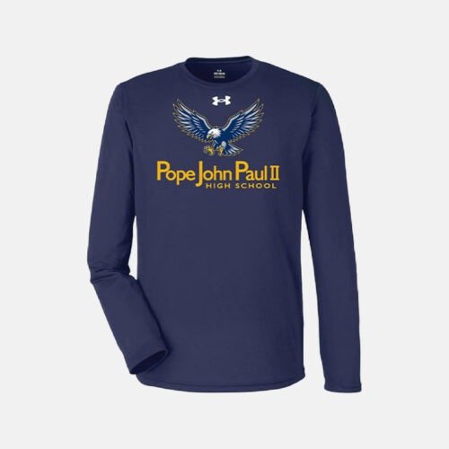 Pope John Paul II High School UA Long Sleeve Shirt | View: Front | Color: Navy