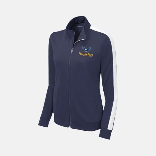 Pope John Paul II High School Women's Track Jacket | View: Front | Color: Navy