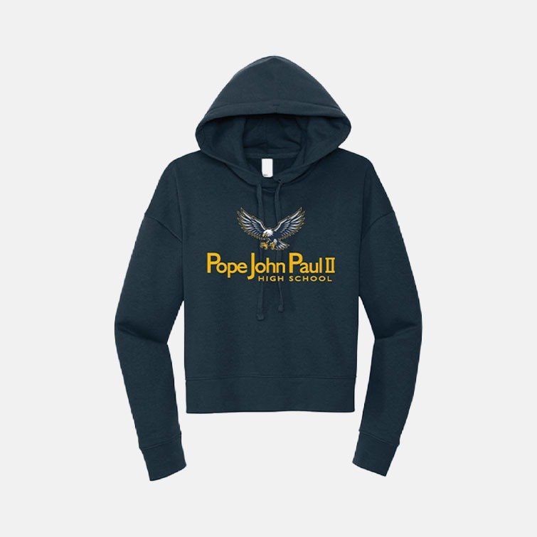 Pope John Paul II High School Women's Hoodie | View: Front | Color: Navy