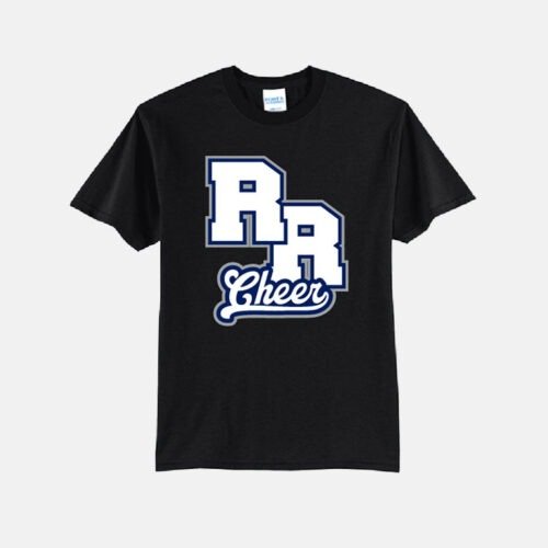 TCYFL Hawks Cheer RR Shirt | View: Front | Color: Black