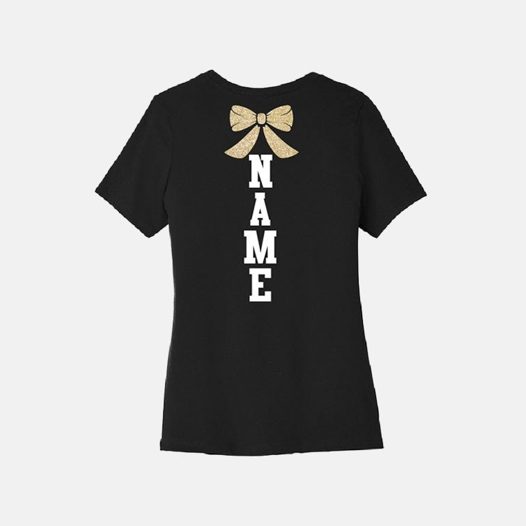 Timberline High School Cheer Mom Shirt | View: Back | Color: Black
