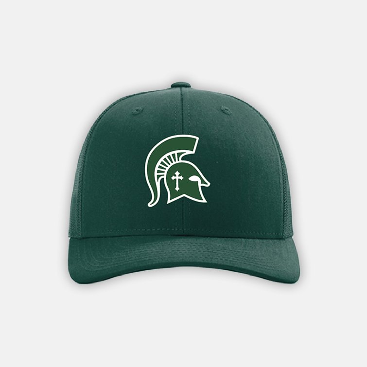 St. Michael Parish School Richardson Hat | View: Front | Color: Forest Green